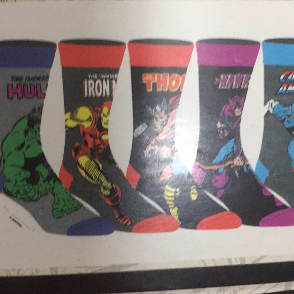 Marvel’s the Avengers crew socks